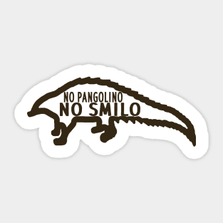 No pangolin smile love nature picture vibes animal Sticker